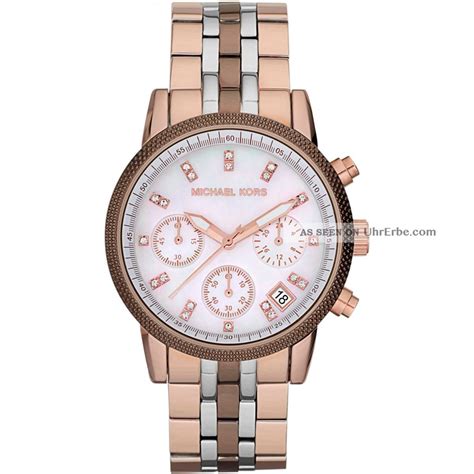 michael kors uhr damen tricolor|michael kors mini watches.